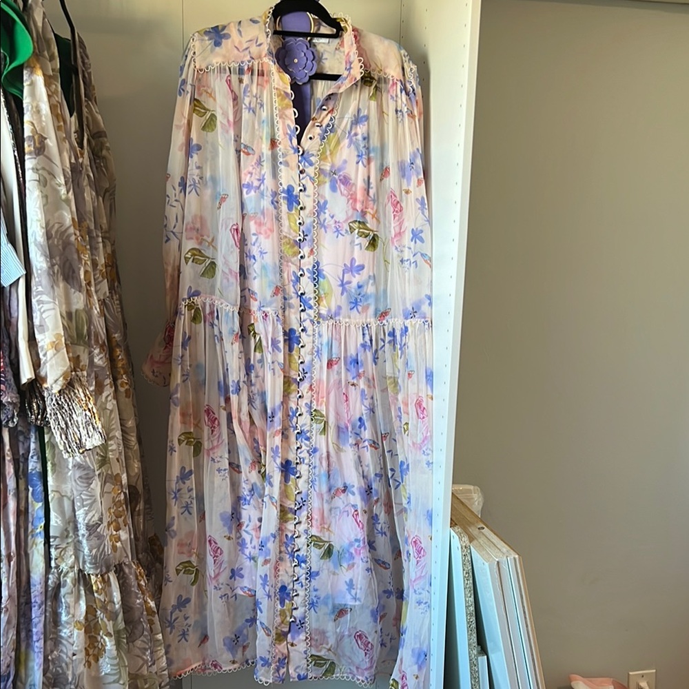 Floral Button-Down Dress